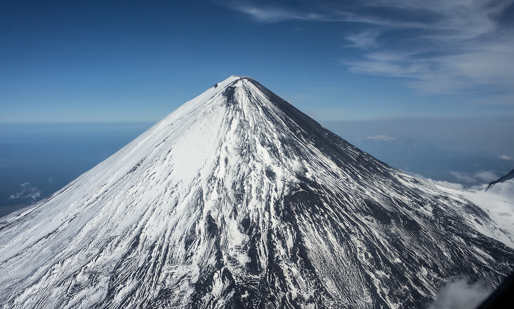 Kluchevskaya Sopka is an active stratovolcano 4850 meters (15,912 feet) high. It is the highest acti...