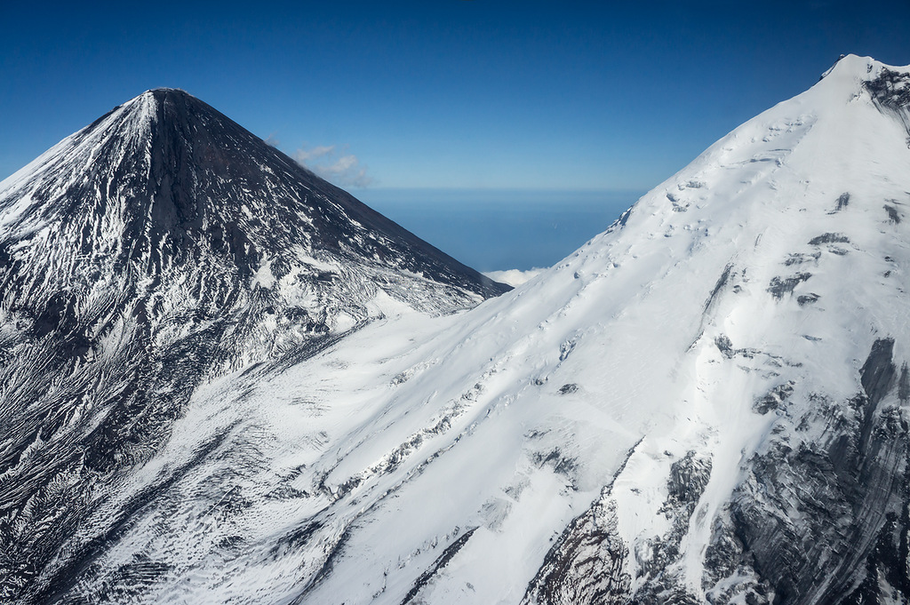 The volcano which eruption has started in 2009 is the most active nowadays.