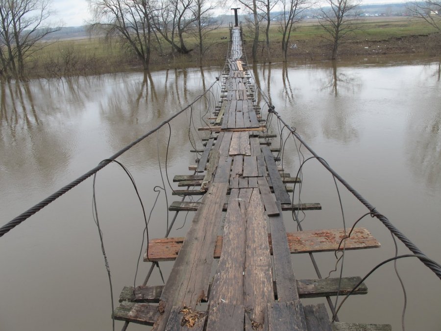 A bridge in Bashkortostan.
