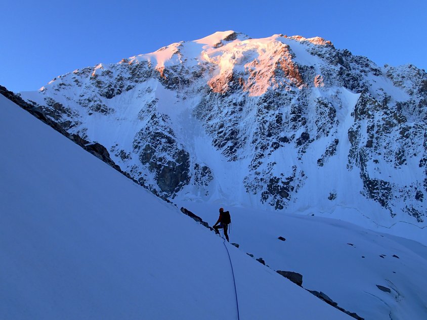 The 3rd highest peak of Russia and the 4th of Europe is Koshtan-Tau Mountain. It is 16,877 ft. (5,14...