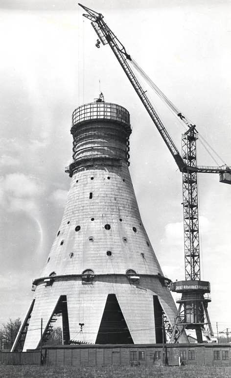 Ostankino Tower's construction and technological infrastructure are unique. Construscors used prestr...