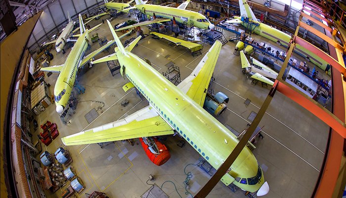 Russian Sukhoi Superjets' Production